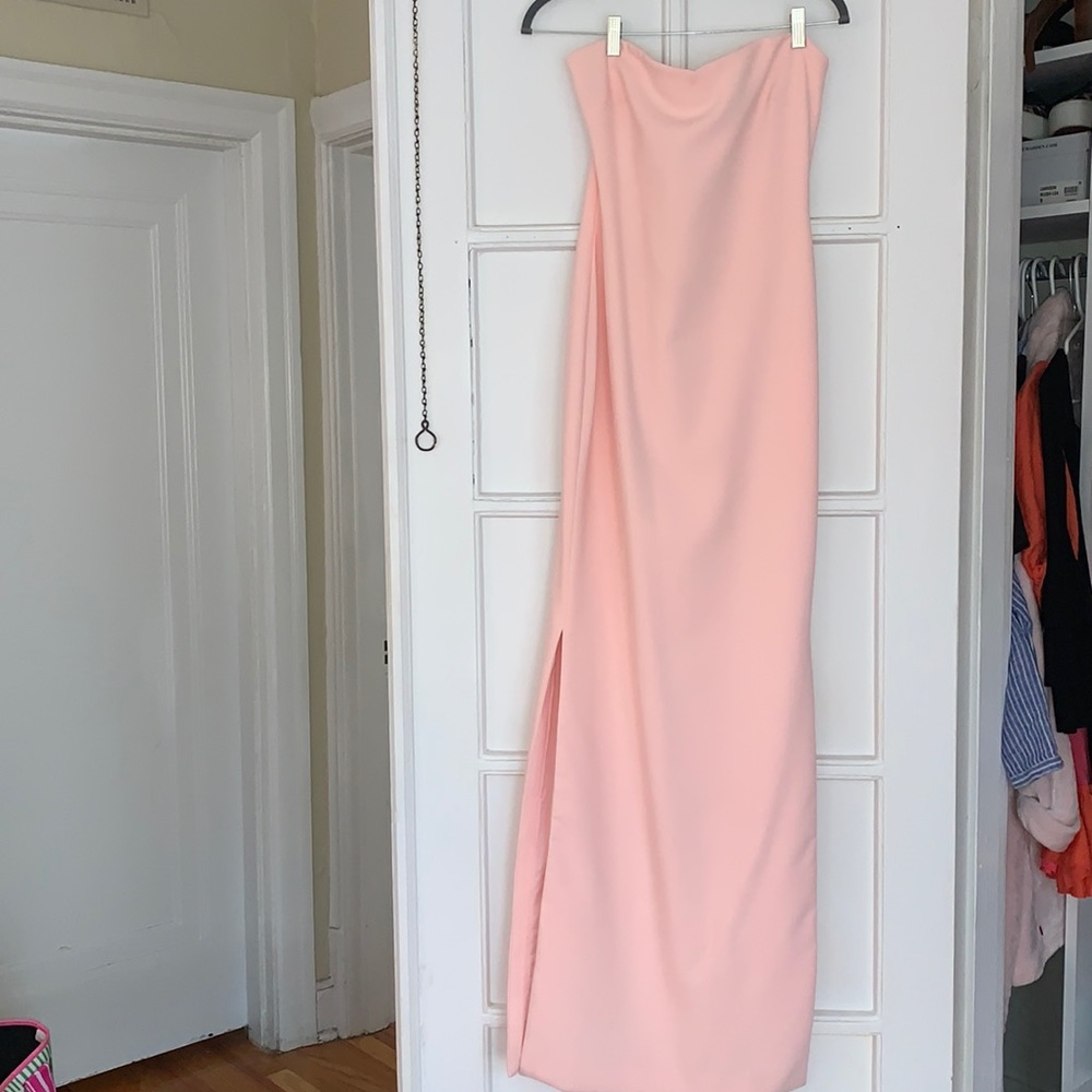 Love LIKELY strapless long dress